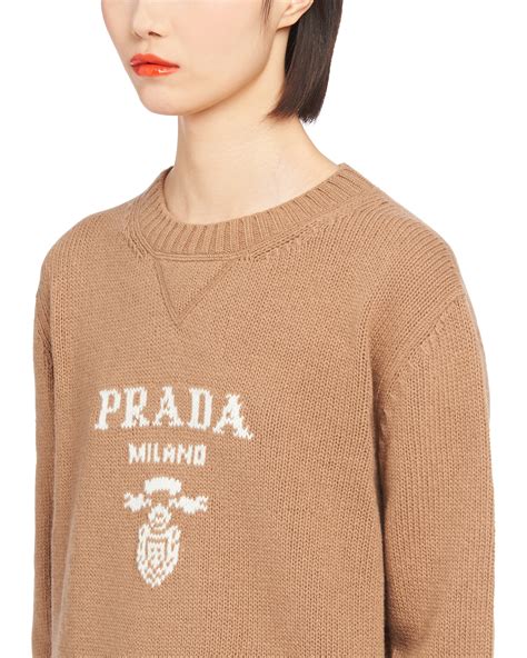 prada milano maglione|Maglione in lana cashmere e Re.